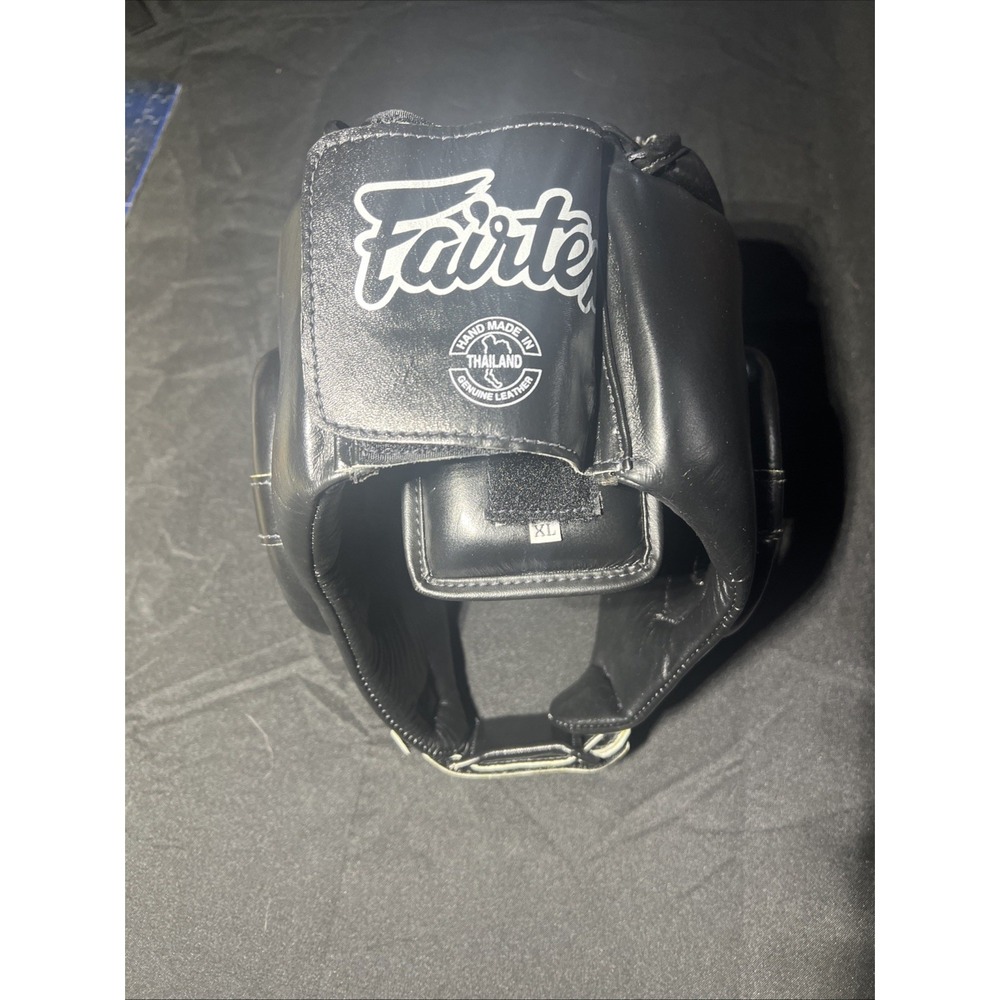 FAIRTEX HEADGUARD FULL COVERAGE STYLE HEAD GUARD MUAY THAI KICK BOXING M - Picture 2 of 3
